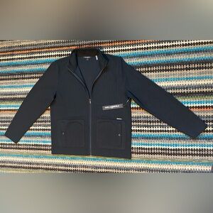 Karl Lagerfeld Men's Black Lightweight Zip Jacket NWT $129